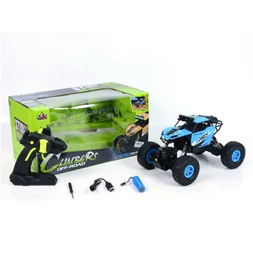 Távirányítós hegymászó off-road terepjáró kék színben 2,4GHz