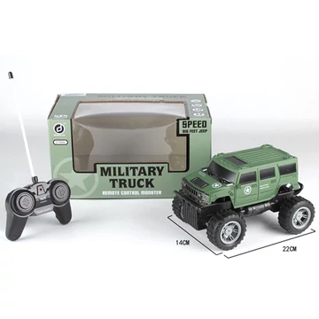 RC Off-Road távirányítós katonai Hummer terepjáró 27 MHz 1/16