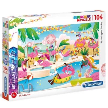 Flamingó party 104 db-os puzzle - Clementoni
