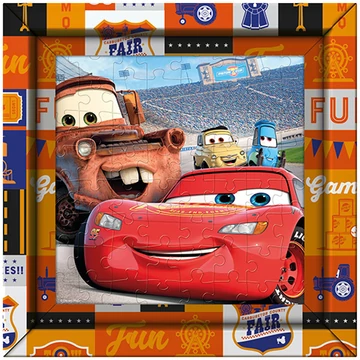 Verdák 60db-os puzzle kerettel - Clementoni