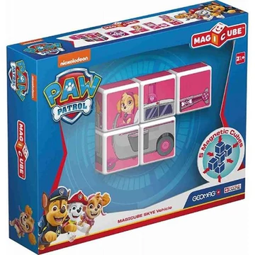 Geomag Magicube - Mancs őrjárat: Skye és helikoptere építőkocka szett 5db-os