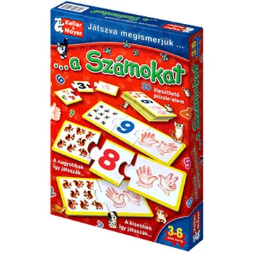 Játszva megtanuljuk a számokat társasjáték