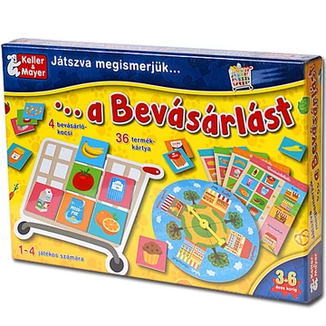 Játszva ismerjük meg a bevásárlást társasjáték