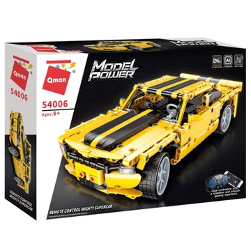 QMAN® 54006 - Sárga klasszikus sportautó