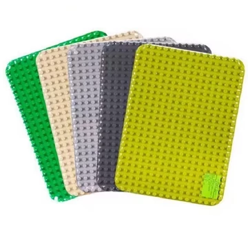 WANGE® 901 | építőjáték alaplap nagy méretű kockákhoz | 24x17 bütyök - Több színben - sötétszürke