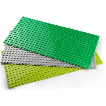 WANGE® 902 | építőjáték alaplap nagy méretű kockákhoz | 32x16 bütyök - Több színben - limezöld