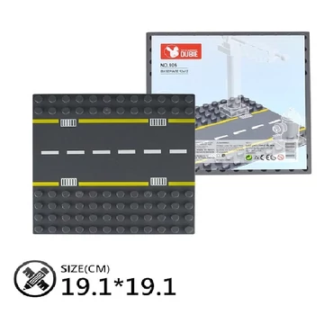 WANGE® 905 | építőjáték alaplap nagy méretű kockákhoz | 12x12 - egyenes út