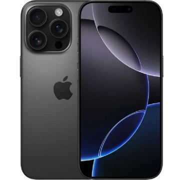 Apple iPhone 16 Pro 128GB fekete titán (black titanium) (MYND3) kártyafüggetlen okostelefon
