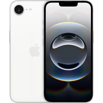 Apple iPhone 16e 128GB 8GB fehér (white) (MD1R4) kártyafüggetlen okostelefon