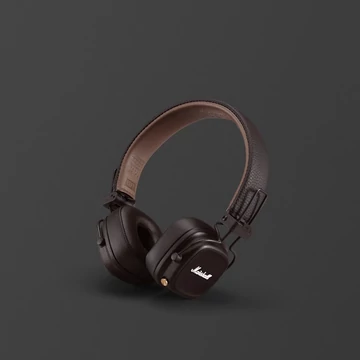 Marshall Major IV barna (brown) vezeték nélküli bluetooth fejhallgató