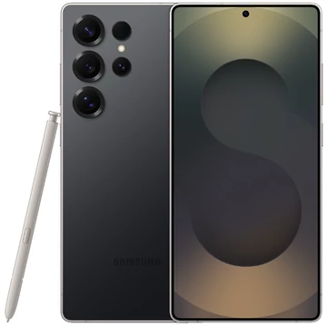 Samsung Galaxy S25 Ultra S938 5G 256GB 12GB Dual Sim fekete titán (titanium black) kártyafüggetlen okostelefon