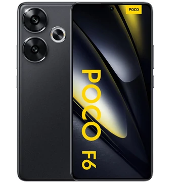 Xiaomi Poco F6 5G 512GB 12GB fekete (black) Dual Sim kártyafüggetlen okostelefon