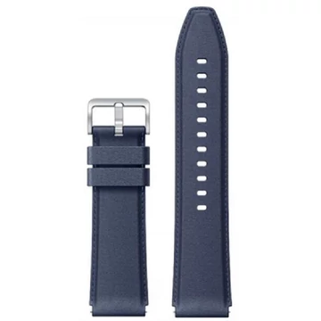 Xiaomi Watch S1 bőr okosóra pánt - kék (blue) (BHR5728GL)