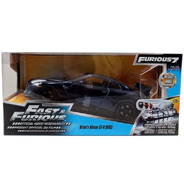 Halálos iramban: Brian's Nissan GT-R (R35) autómodell 1/24 - Simba Toys