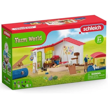 Schleich: Farm World - Kisállat hotel játékszett (42607)
