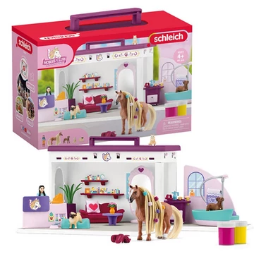 Schleich: Horse Club - Kedvenc szalon játékszett (42614)