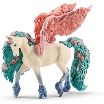 Schleich: Virágos pegazus figura (70590)