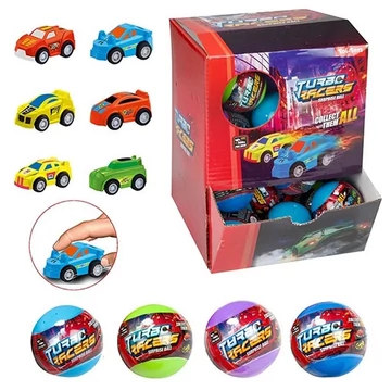 Turbo Racers versenyautók meglepetés tojás 1db