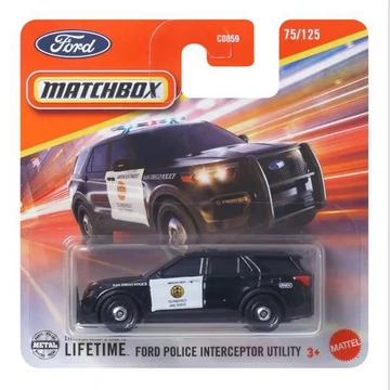 Matchbox: Ford Police Interceptor Utility kisautó 1/64 - Mattel