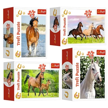 A lovak világa 54db-os mini puzzle több változatban - Trefl