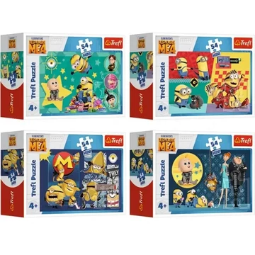 Gru 4: Vicces minyonok 54db-os mini puzzle több változatban - Trefl