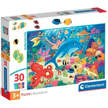 Tenger alatti kalandok 30db-os supercolor puzzle - Clementoni