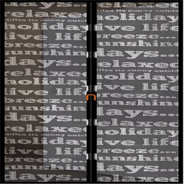 Garden of eden írásos mágneses szúnyogháló ajtóra 100x210cm 11398B