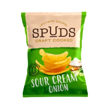 Spuds kettle hagymás-tejfölös chips 105g