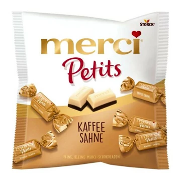 Merci petits kávés-tejszínes csokoládé 125g