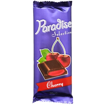 Paradise meggy ízű krémmel töltött kakaós tejtábla 90g