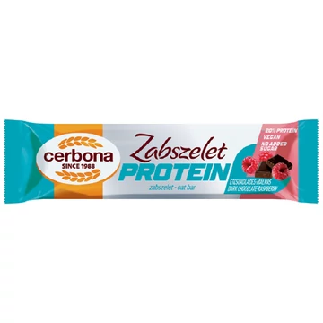 Cerbona protein étcsokoládés-málnás zabszelet 40g