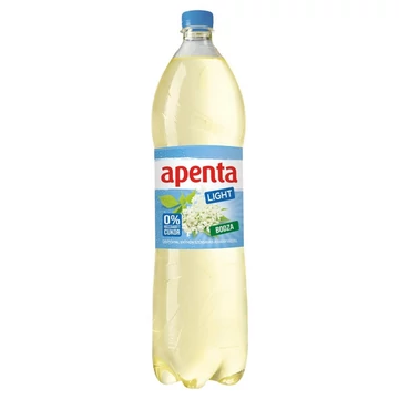 Apenta light bodza ízesítésű enyhén szénsavas üdítőital 1,5L - csak egyedi szállítással vagy személyes átvétellel