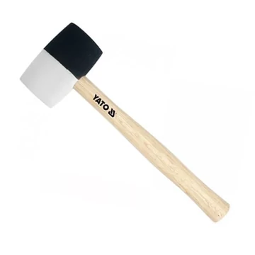 YATO Gumikalapács kétszínű (fekete-fehér) 50mm 370g (YT-4602)