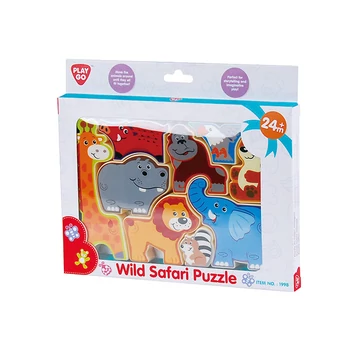 Playgo: Vadállatok formapuzzle