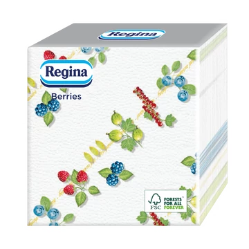 Regina szalvéta Berries 1rétegű 45db