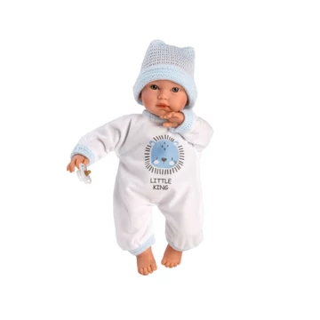 Llorens: Cuquito 30cm-es síró baba oroszlános ruhában (30009)