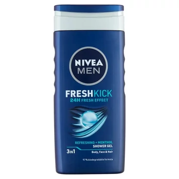 Nivea tusfürdő 250ml men fresh kick