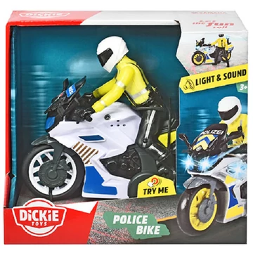 Magyar rendőrmotor fénnyel és hanggal - Dickie Toys