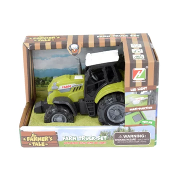 Farmer's Tale: Mezőgazdasági traktor fénnyel és hanggal 11cm