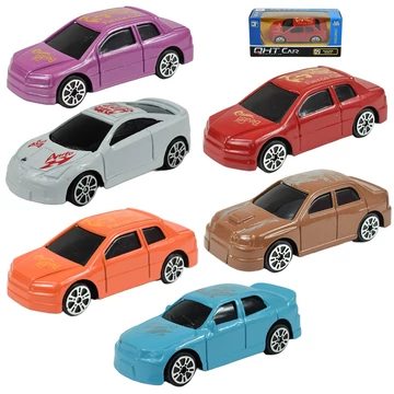 QHT Car Collection: Fém versenyautó szett többféle változatban 1db 1/64