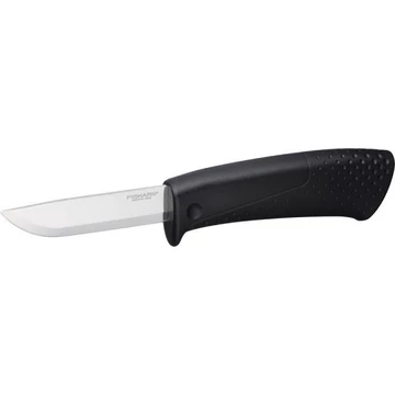 Fiskars Kés építőipari munkákhoz, tokba épített élezővel (1023617)