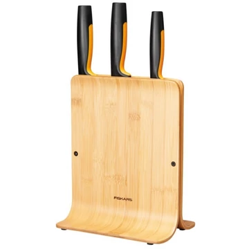 Fiskars FF Késblokk bambusz 3 késes (1057553)