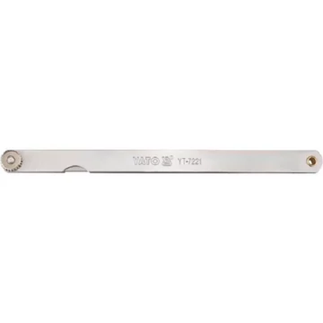 YATO Hézagmérő 17 lapos (0,02 mm - 1,00 mm) 200mm (YT-7221)