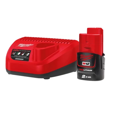 Milwaukee m12nrg-201 m12™ nrg szett (1 x 2,0 ah akkumulátor és c12 c töltő) (4933451900)