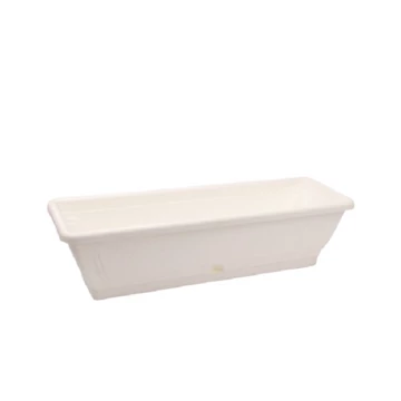Virágláda+tálca 80cm fehér