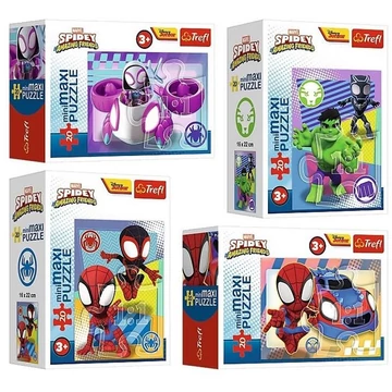 Csodálatos Pókember 20 db-os MiniMaxi puzzle többféle változatban - Trefl