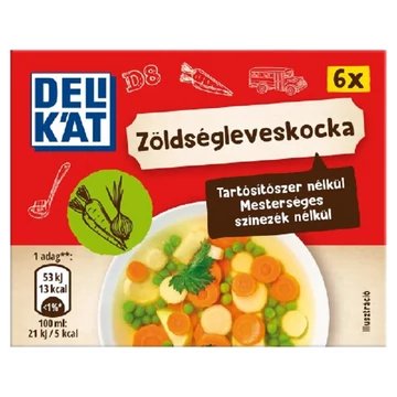 Delikát zölségleves kocka 60g