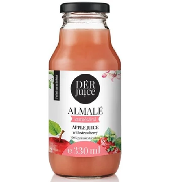 Dér Juice 100% almalé szamócéval 0,33L