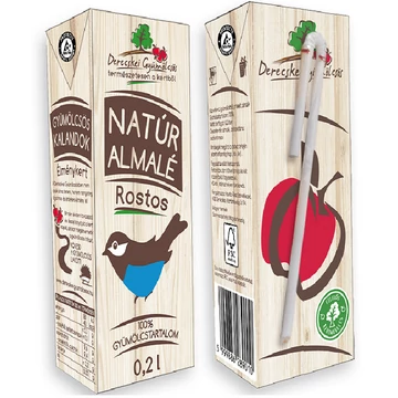 Derecskei natúr almalé őszibarackkal 0,2L