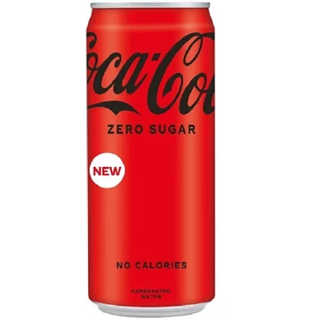 Coca-Cola Zero colaízű energiamentes szénsavas üdítőital édesítőszerekkel 330 ml